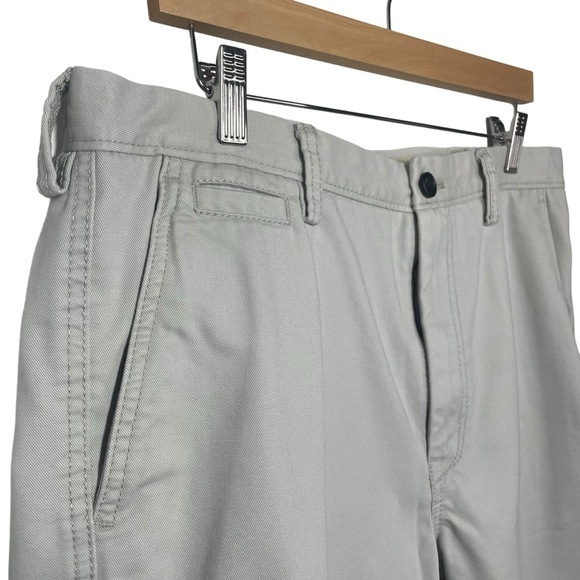 Haggar Men’s Life Khaki Comfort Straight Leg Pants in Light Tan Size 34 - Picture 7 of 14